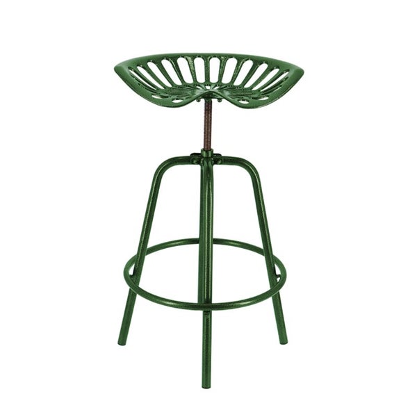Tractor Bar Stool - Green 50x48x70cm Carousel 1