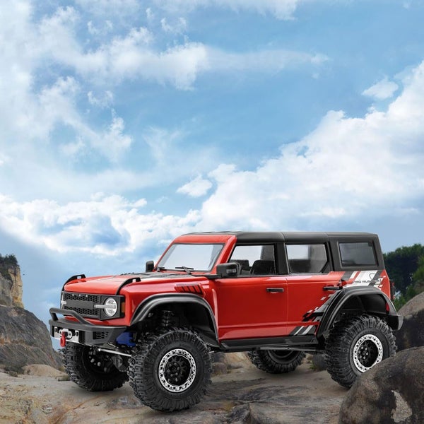 4WD Climbing RC Off-Road Vehicle with LED Lights 1:10 Scale Crawler RC Climbing Carousel 7