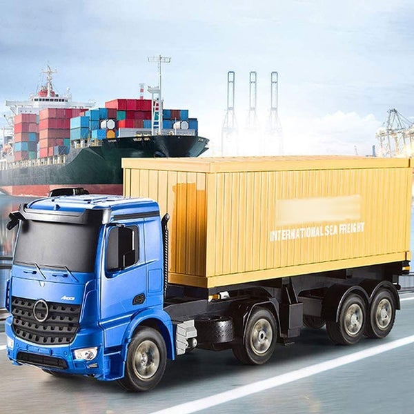 RC Container Truck with Lights and Sounds, 60CM Length RC Container Truck Carousel 2