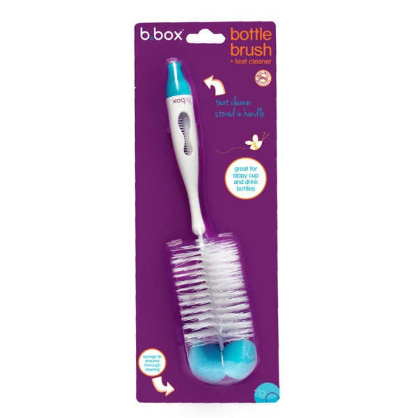 b.box: 2 in 1 Brush & Teat Cleaner - Aqua Groove Carousel 5