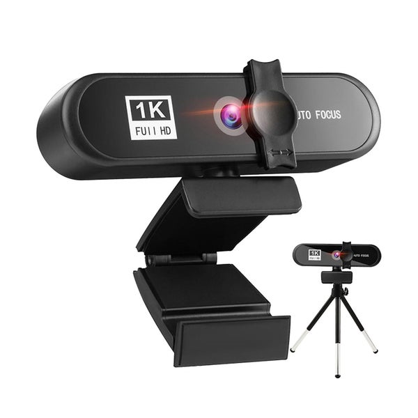 Webcam Full Hd Computer Autofocus Web Cam 120 Degree Live Streaming Widescreen Carousel 1