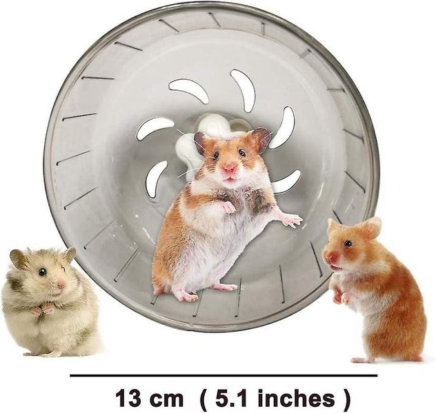 Super Mute Spinner 1 Inches Silent Hamster Wheel For Small Hamsters Carousel 2