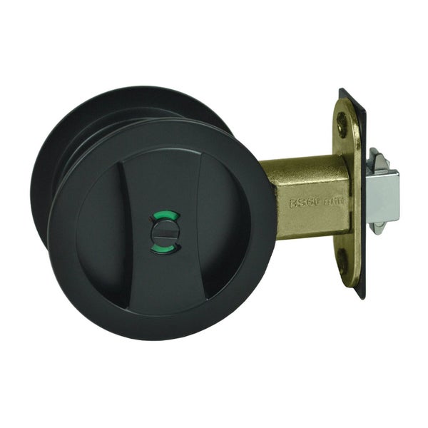 Nidus Cavity Sliding Door Lock Round Privacy Set - Available in Various Finishes Carousel 1