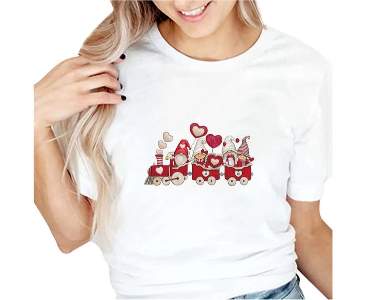 3Pcs Valentine's Day Heat Transfer Film Sticker DIY Iron on Patch for T-shirt Carousel 2