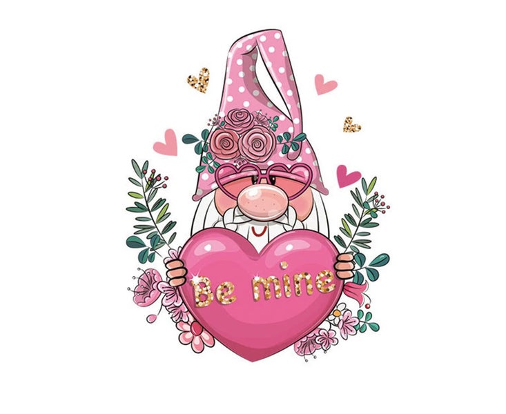 3Pcs Valentine's Day Heat Transfer Film Sticker DIY Iron on Patch for T-shirt Carousel 1