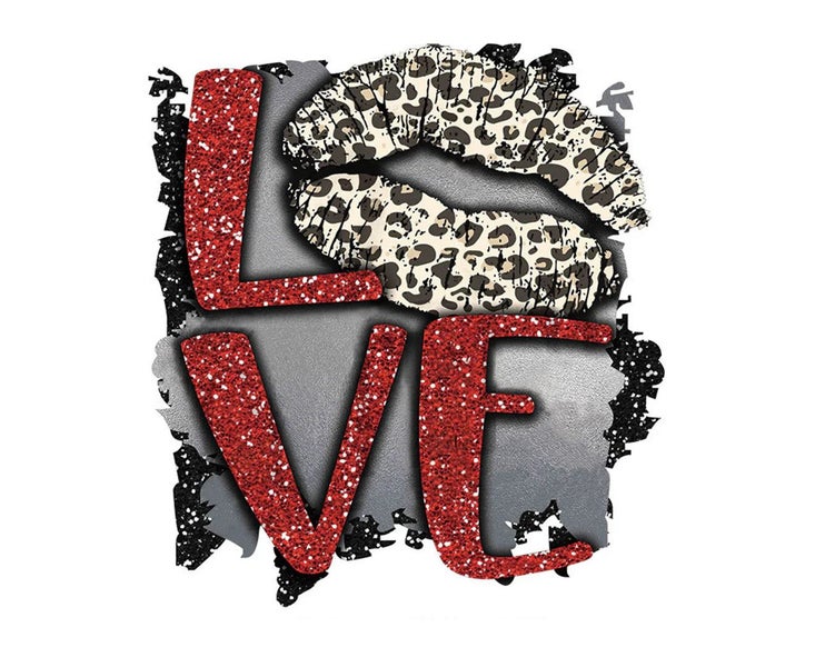 3Pcs Valentine's Day Heat Transfer Film Sticker DIY Iron on Patch for T-shirt Carousel 1