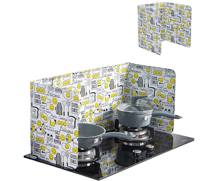 8Pcs Anti-Splatter Shield Screen Cover Pan Cooking Guard Frying Oil Splash Carousel 2