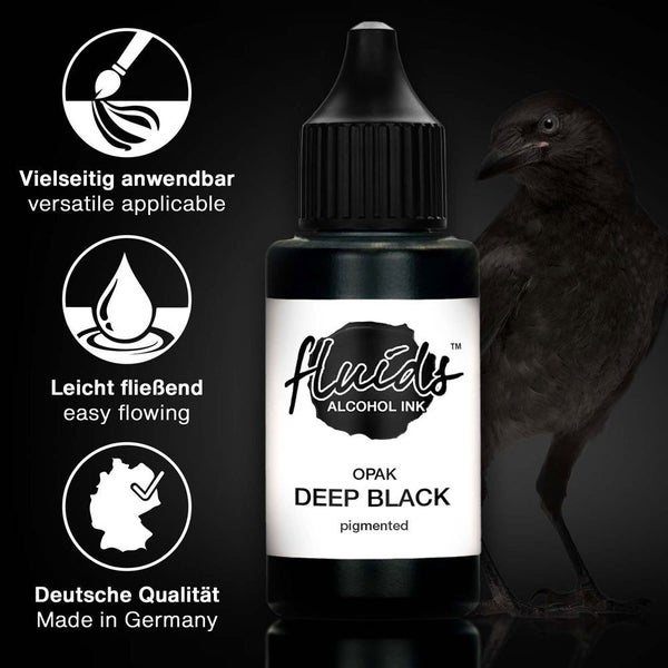 Octopus Fluids Alcohol Ink Opak Deep Black 30ml Carousel 3