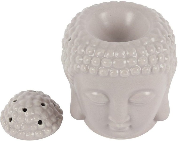 Small Grey Buddha Head Oil Burner Carousel 2