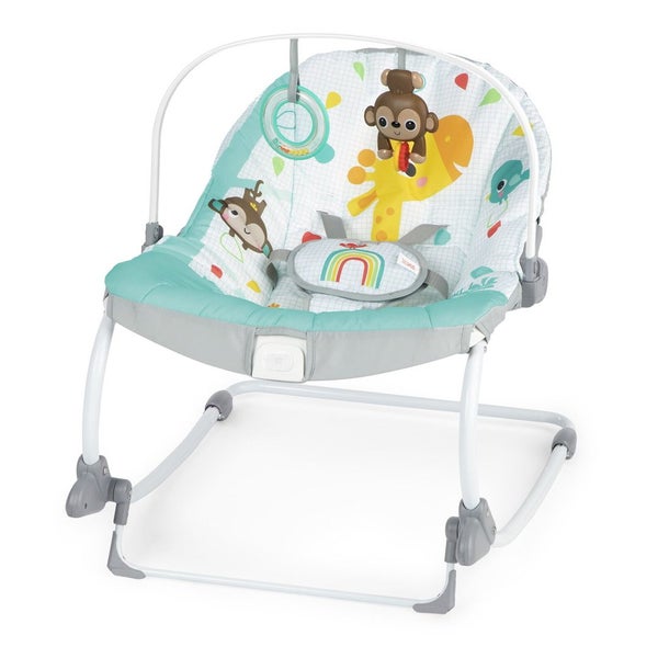 Bright Starts: Wild Vibes Infant to Toddler Rocker Carousel 1