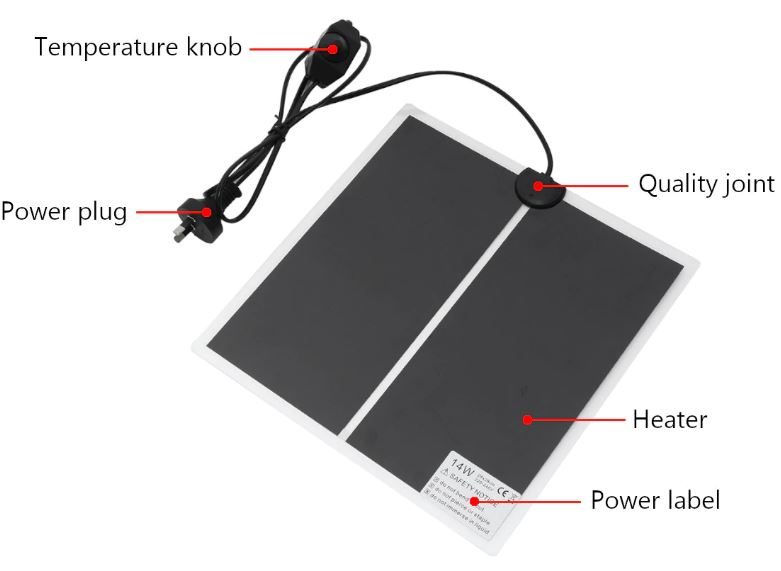 Reptile Heating Mat Heat Pad For Brooder Incubator Pet Bed Home Brew NPC Carousel 2