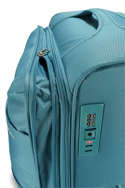Caselite Ultra 80cm Softside Checked Suitcase Teal Carousel 10