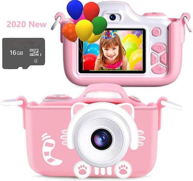 Pink +16g Memory Card-children's Camera Carousel 1