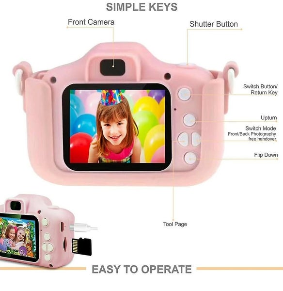 Pink +16g Memory Card-children's Camera Carousel 2