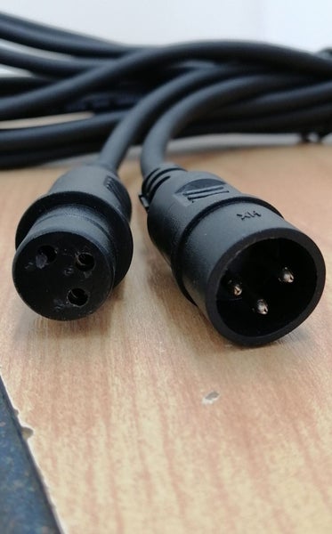 DMX Lead 1.5m - Water Resistant type plugs Carousel 1
