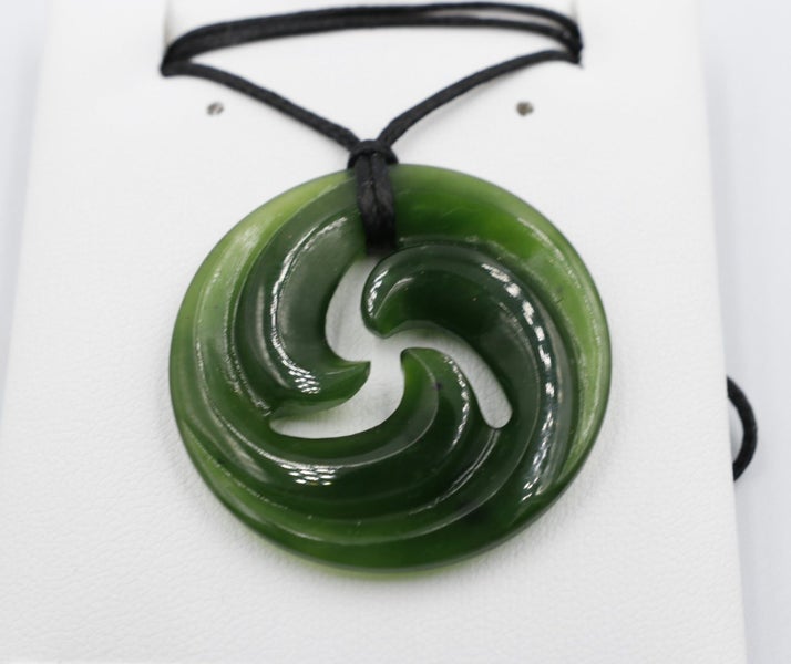 New Zealand Greenstone Koru Wheel Carousel 1
