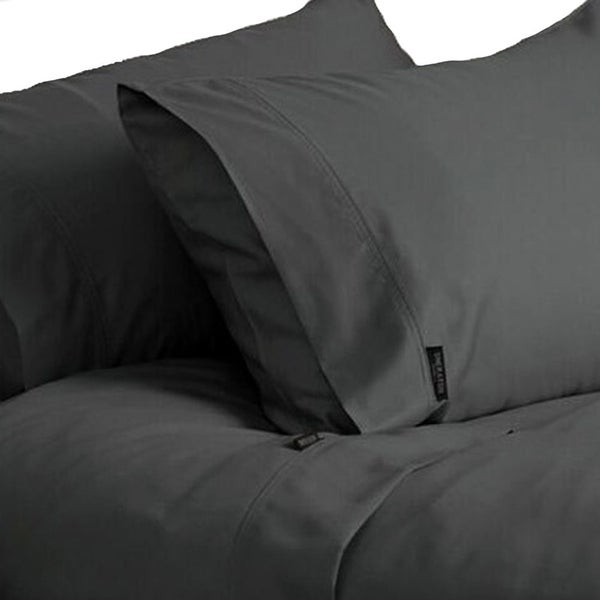 Sheraton Luxury 1000TC Cotton King Single Fitted Sheet Set w Pillowcase Fossil Carousel 2