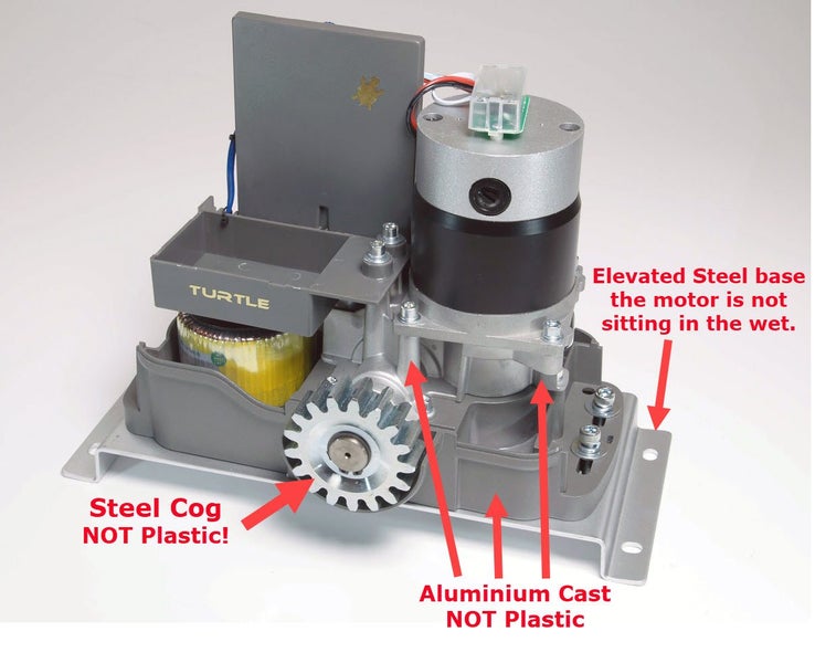 Turtle Sliding Gate Opener for DIY Installation64250647733250112