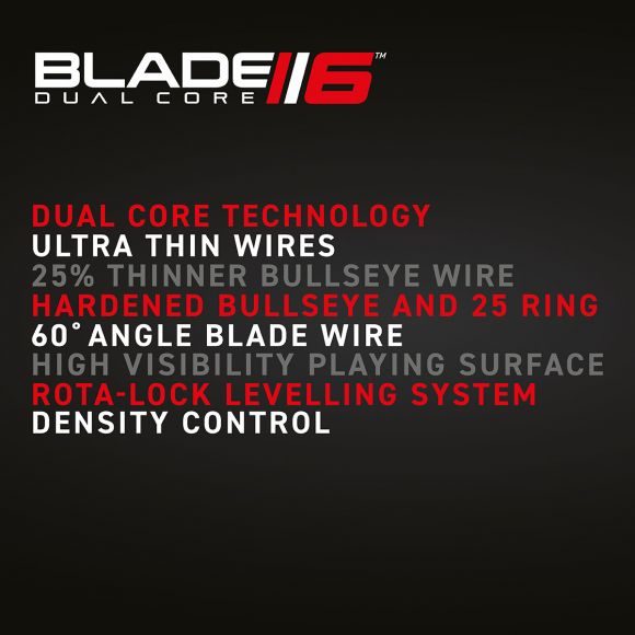 Professional Level Winmau Blade 6 DUAL CORE Dartboard Carousel 6