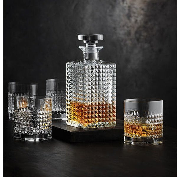 Whiskey Decanter Set of 5 Made In Italy Carousel 1