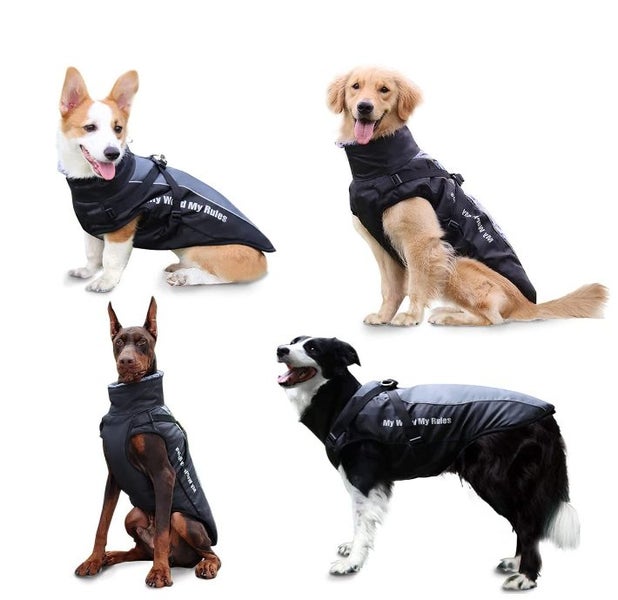 Winter Dog Coats, Warm Dog Jacket Vest 4XL Carousel 9
