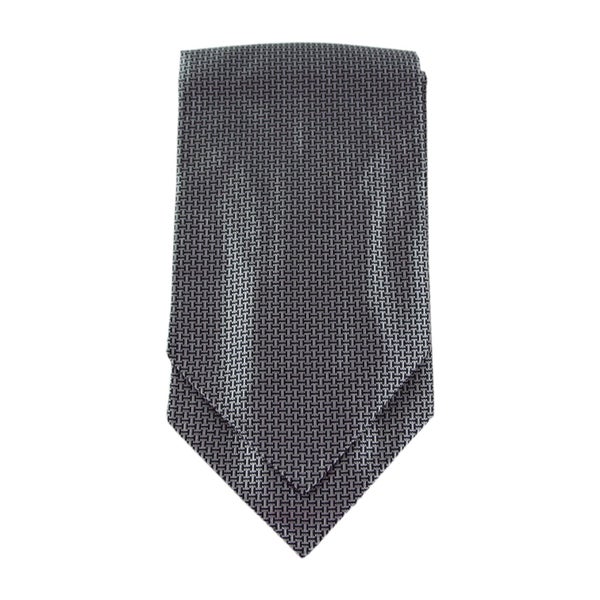 Mens Grey & Black Tetris Patterned Cravat Carousel 4