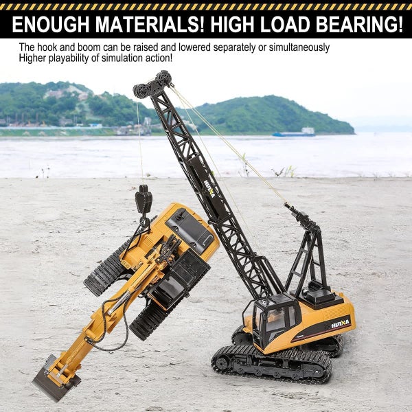 High-Quality RC Crane: Strong Metal Hook, 2.4G Control! Carousel 2