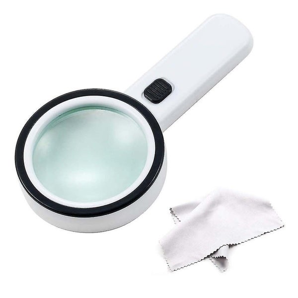 Magnifying Glass With Light,30x Handheld Large Magnifying Glass 12 Led Carousel 1
