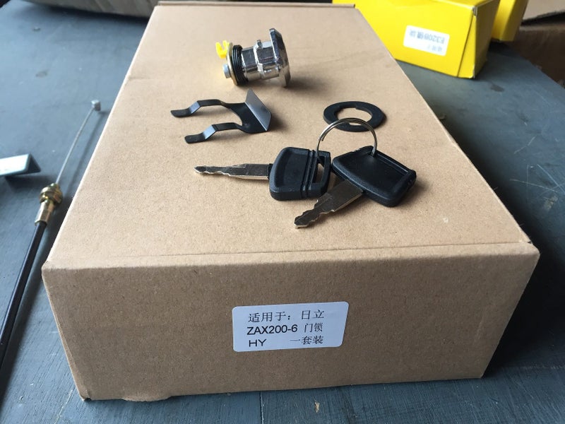 Driver Door Lock set for Sumitomo SH A1/A2/A3 / Kobelco SK / Hitachi ZAX Carousel 12