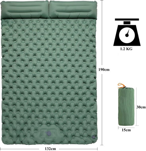Inflatable Sleeping Mat Camping Hiking - Brand New NZ Stock Carousel 1