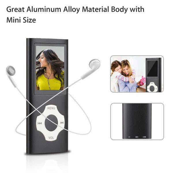 Mp3 Player 64gb Digital Music Player Mp3 Music Player With Fm Radio 1.8 Screen Carousel 5