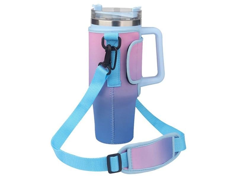 1PC Adjustable Shoulder Strap Water Bottle Carrier Bag Designed For The Stanley Carousel 1