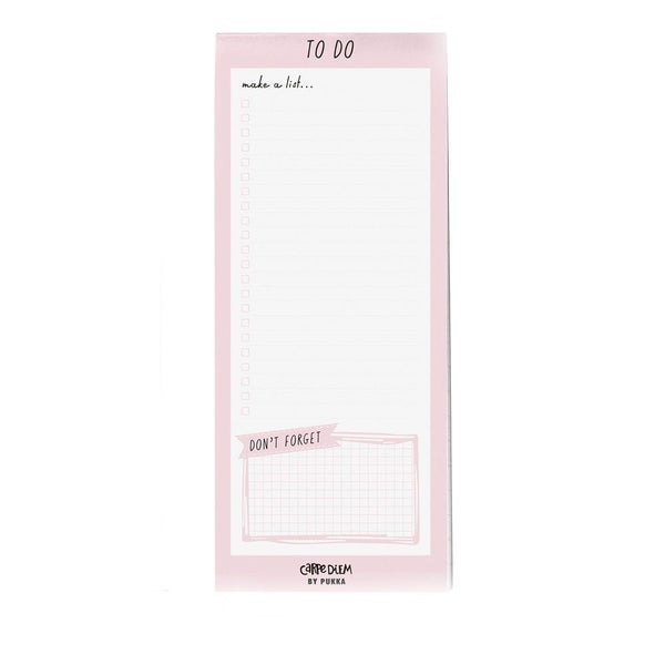 Pukka Carpe Diem Magnetic To Do List Ballerina Pink Carousel 1