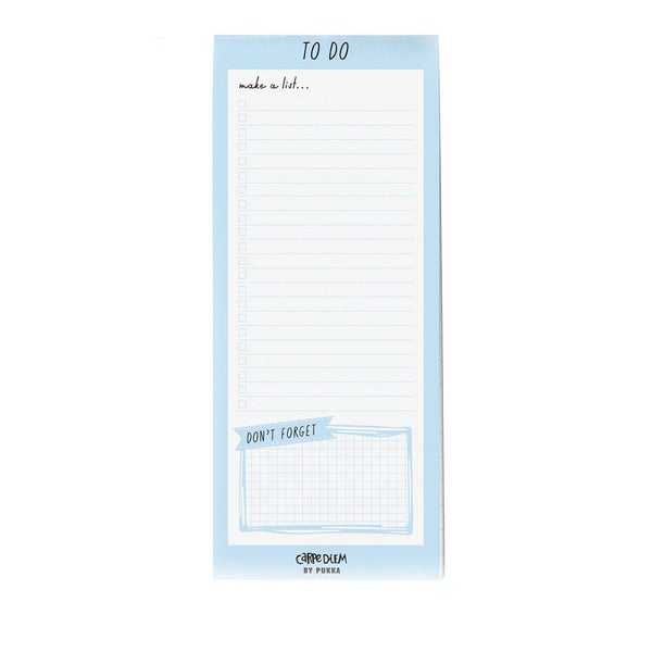 Pukka Carpe Diem Magnetic To Do List Blue Carousel 1