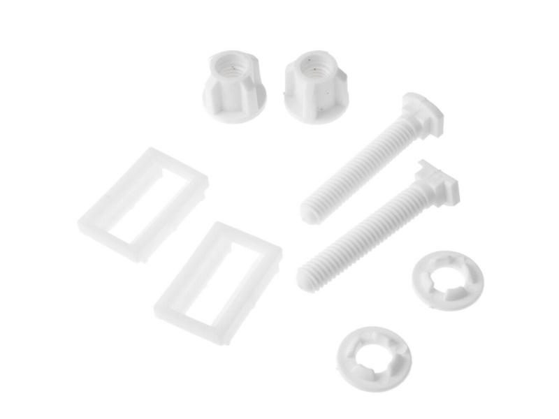 2pcs Toilet Seat Repair Screws Kit Hinge Bolts Fixing Fittings Carousel 2