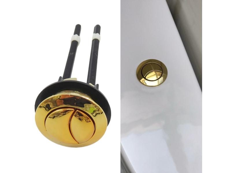 38mm Gold Toilet Push Button For Mechanical Top Flush Valve Dual Flush Tanks Carousel 2