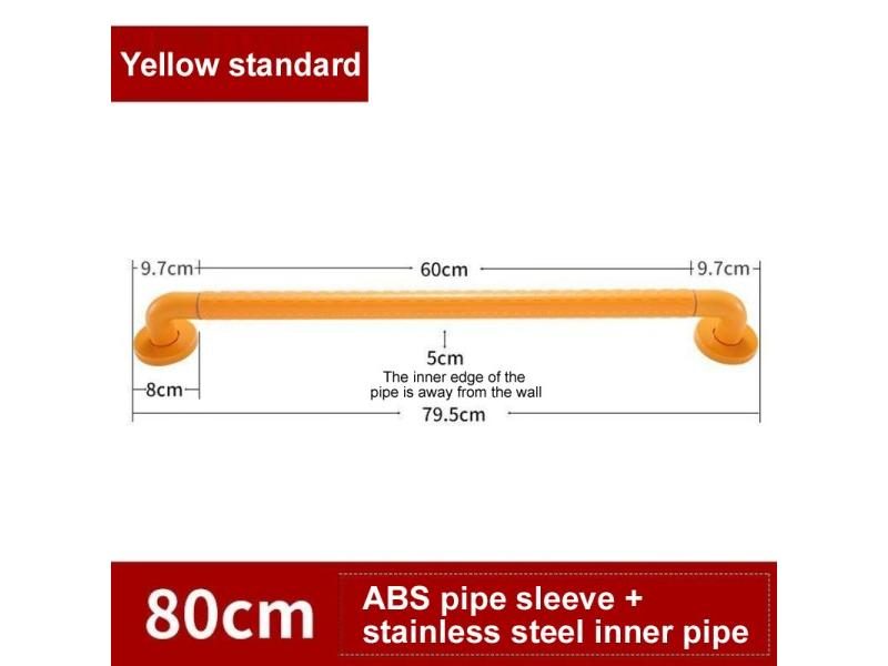 Stainless Steel With Anti-slip Granules Shower Grab Bar Bathroom Toilet Bathtub Carousel 1