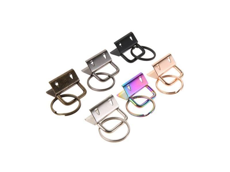 10Pcs Key Chain Fob With Key Ring For Belt Suitcase Bag Parts Carousel 2