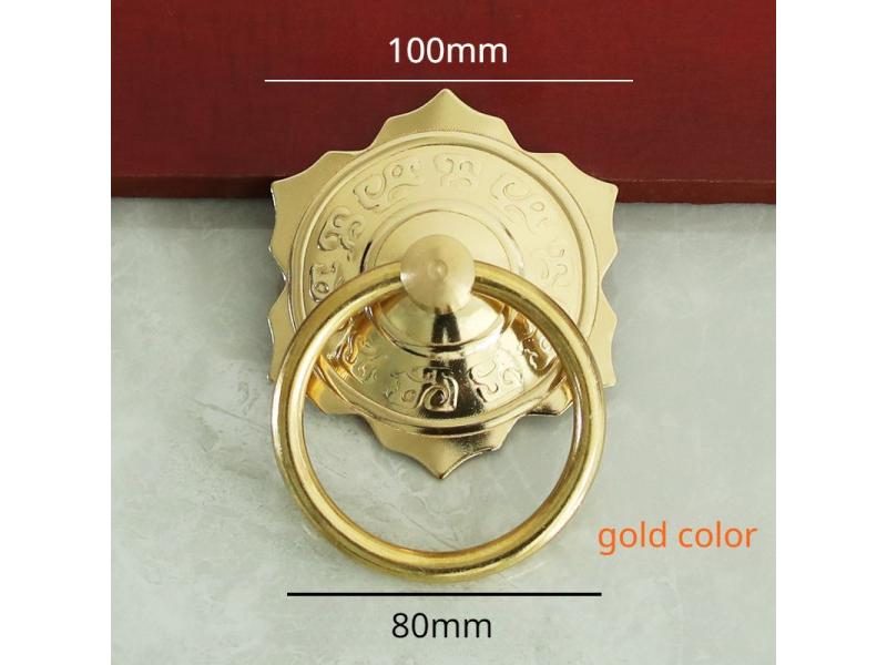 Chinese Style Brass Antique Small Pull Ring Door Handle For Wooden Doors Carousel 1