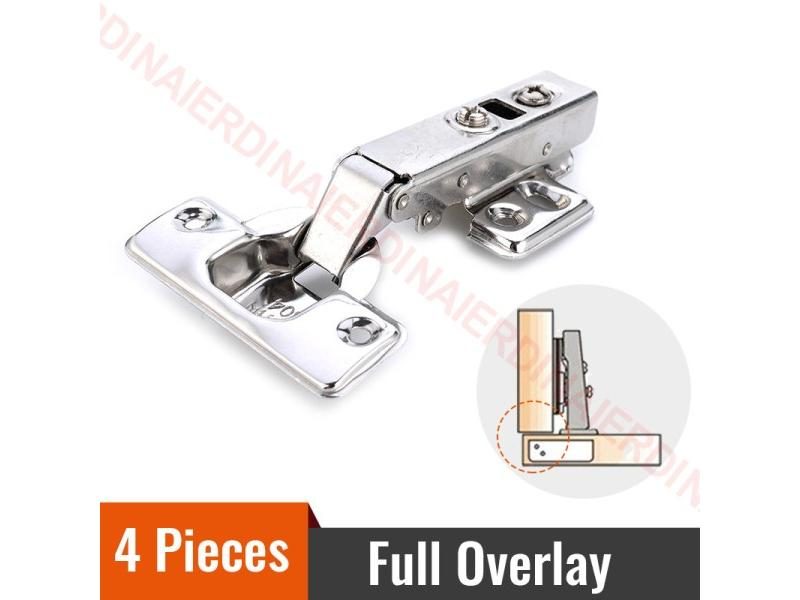 NAIERDI 8/10/12PCS Cabinet Hinges Stainless Steel Hydraulic Door Hinge Damper Carousel 1