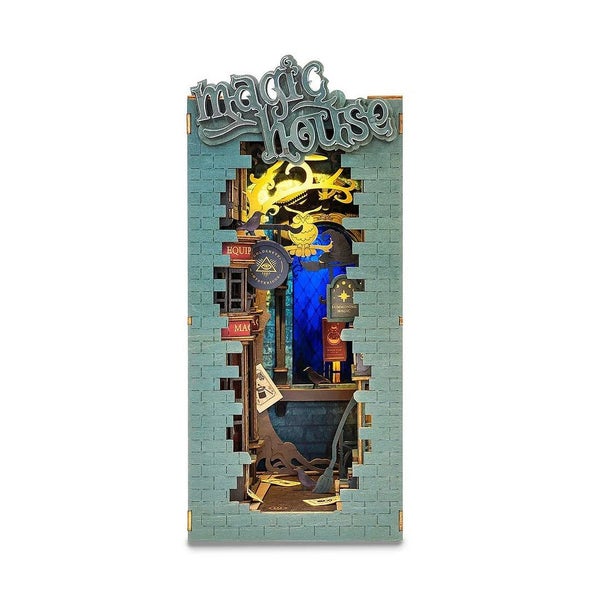 Rolife Magic House DIY Book Nook Shelf Insert Kit - TGB03 Carousel 1