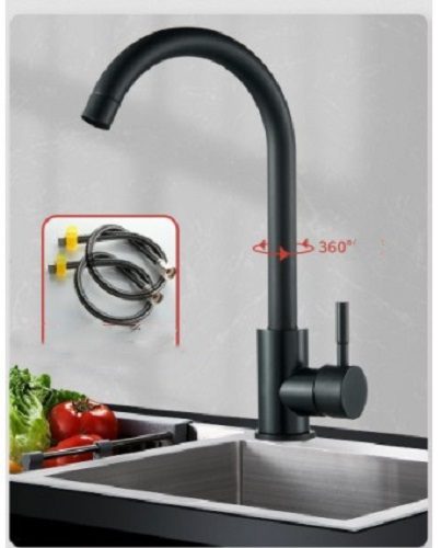 Kitchen Mixer Tap Kitchen Faucet – CHROME With Hoses Carousel 3