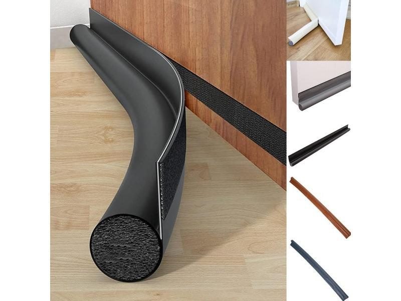 Door Draft Stopper Weather Stripping Door Sweep Adjustable Under Door Blocker Carousel 2