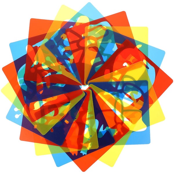 18pcs Animal Pattern Templates Hollow Painting Template Diy Drawing Templates Carousel 2