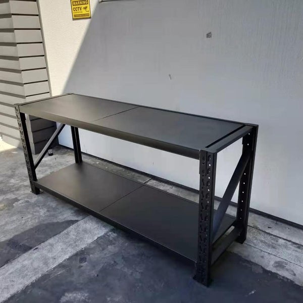 Heavy Duty Shelves / Workbench 90CM(H) 200CM(W) 60CM(D )300KG per level64532683673219112