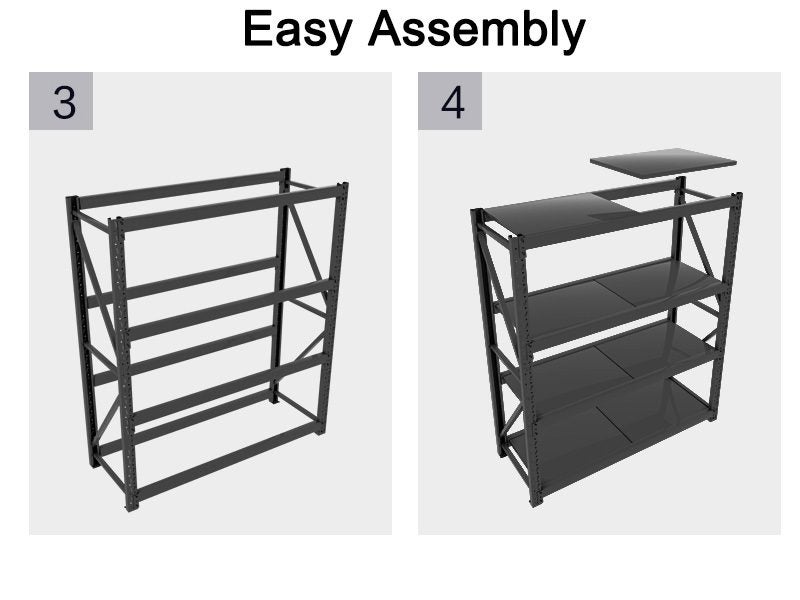 Starter Bay BALCK S 1.6X1.5x0.5 STORAGE SHELVING62863859057538113