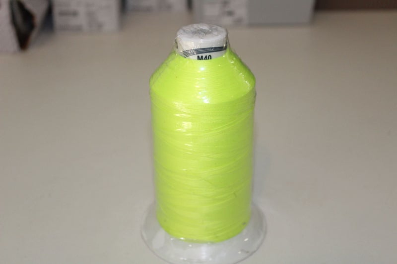 FLURO YELLOW BONDED POLYESTER UV STABILISED THREAD M40 X 3000M628638679200031118