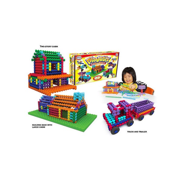 211pc Popular Playthings Playstix Deluxe Set Building Toy Kids Children 4y+ Carousel 5