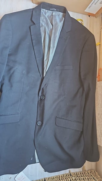 H BROTHERS SUIT BUSINESS 2 BUTTON FULLY LINED KERCHEIF POCKET & BUTTON HOLE Carousel 1