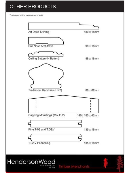 Ceiling Batten (H Batten) 88x18mm Carousel 6